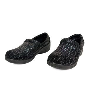 Savvy‎ Womens Nursing Shoes Lightweight Chrome Vein Sz 7 Slip Resistant Comfort